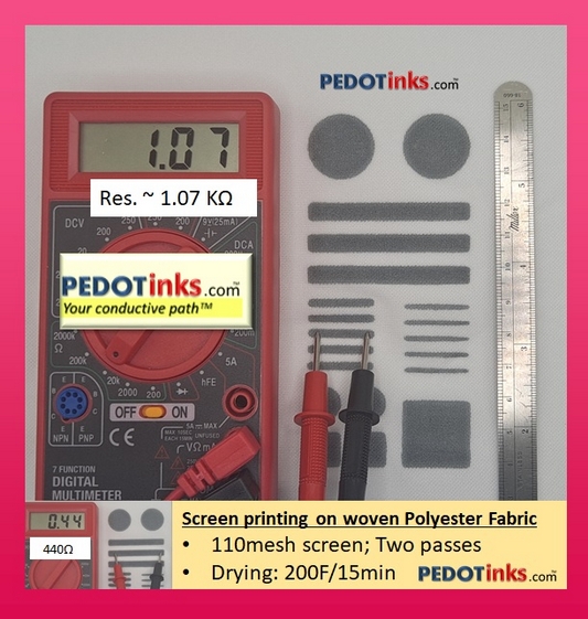 Resistance Measurement Conductive Screen Printing PEDOT PSS